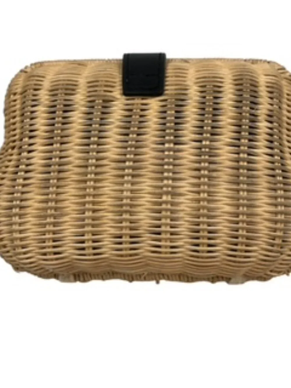 A New Day Clam Shell Ratan Crossbody purse / clutch